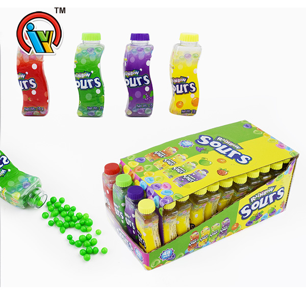 Fruity crystal hard candy