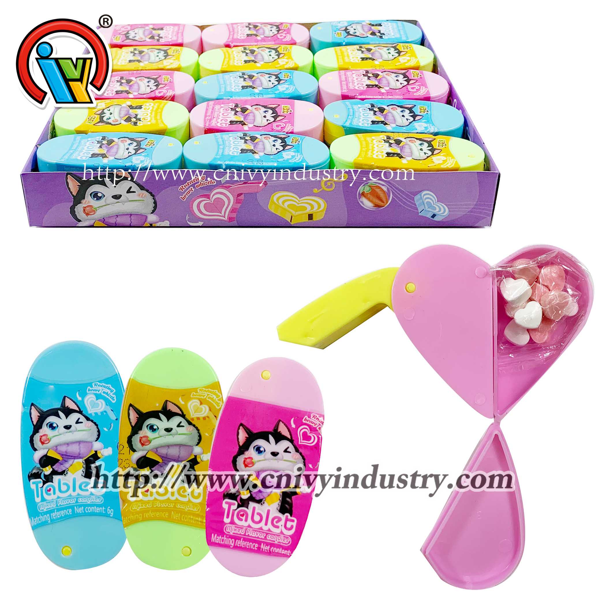  rotate plastic toy candy