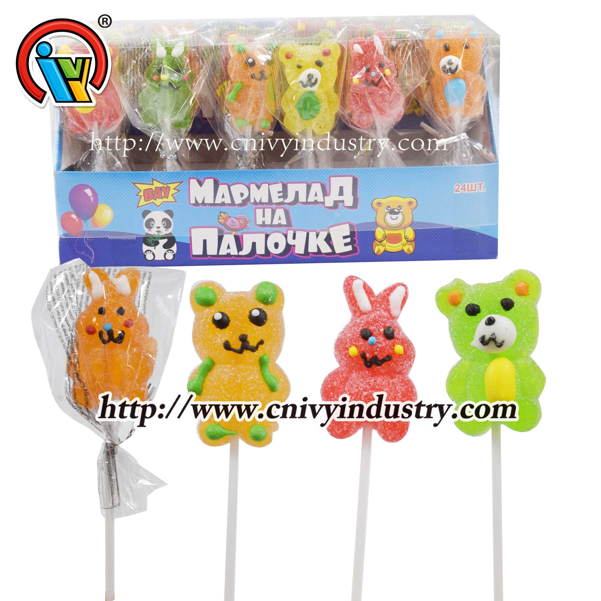 gummy jelly lollipop candy