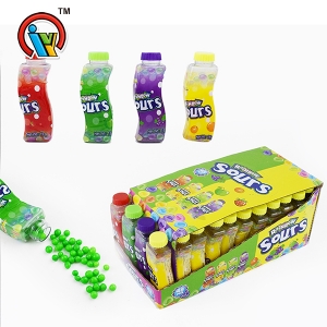 Fruity crystal candy sugar ball in bottle