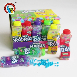 Fruity crystal candy sugar ball in bottle