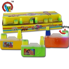 lighting camera shape spray liquid candy