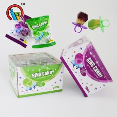 diamond ring shape hard candy lollipop candy