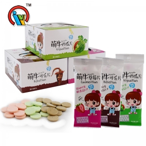 Good sell fruity tablet candy pressed candy supplier