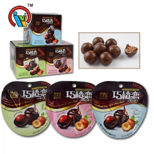 Chocolate candy inside hawthorn
