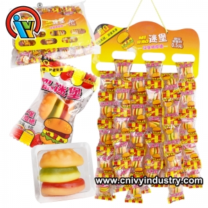 Factory Direct Good Taste Hamburger Gummy Candy For Sale