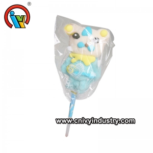 Wholesale Cartoon Shape Cotton Candy Lollipop Marshmallow For Sale