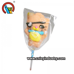 Wholesale Cartoon Shape Cotton Candy Lollipop Marshmallow For Sale