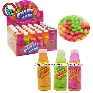Fruity Flavor Bubble Gum In Bottle