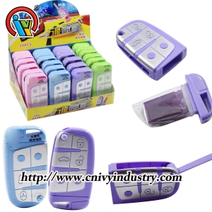 Manufacturer car key shape hard candy toy