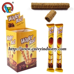 chocolate wafer roll