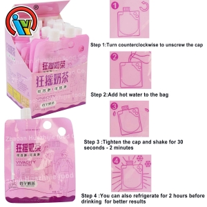 Milk tea flavor drink powder for supermarket