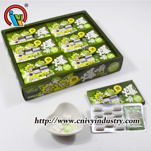 Wholesale bubble gum gum with popping candy
