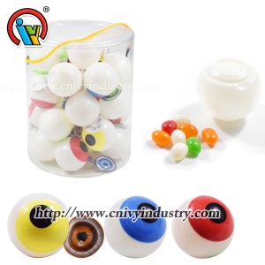 Halloween dulces eyeball toy candy with jelly bean