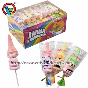 China new marshmallow lollipop candy