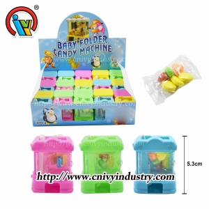 Toy candy machine folder toy candy