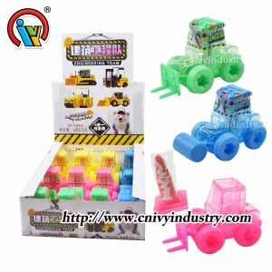 Truck toy with lollipop candy factory