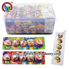 Chocolate egg cup biscuit with jam supplier