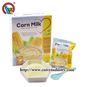 Infant cereal with milk baby food corn milk powder