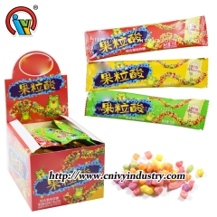 halal acid fruit flavor sour gummy candy manufacturer