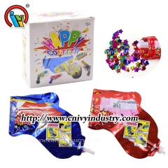China wholesale holiday party wedding balloons foil inflatable confetti gun Tiktok