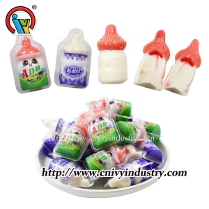 Gummy candy with jam